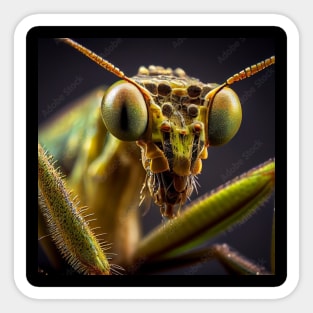 Praying Mantis Sticker